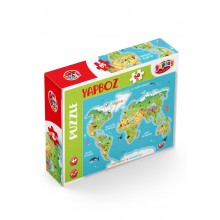 Kutulu Puzzle / Dünya Haritası