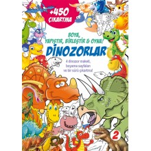 Dinazorlar 2 - Çıkartma Kitabı / 450 Çıkartma