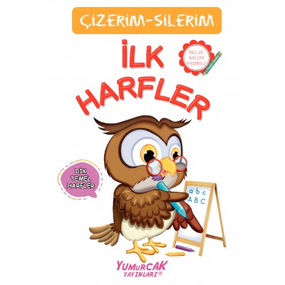 Çizerim Silerim İlk Harfler / Çizgi Kitabı
