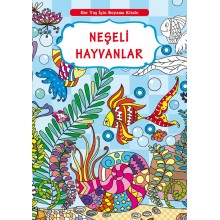 Mandala Boyama Kitabı / Neşeli Hayvanlar