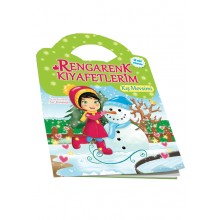 Rengarenk Kıyafetlerim - Kış Mevsimi / Çıkartma Kitabı