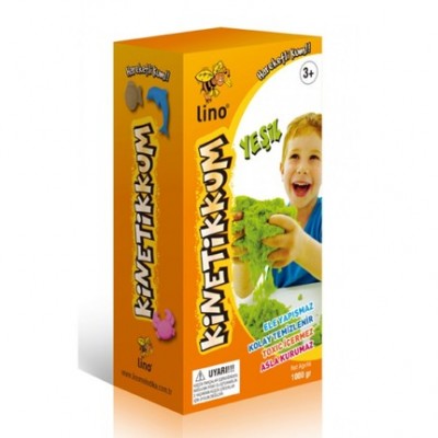 Kinetik Kum 1000 Gr-Yeşil