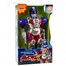 Pilli Işıklı Yürüyen Büyük Robot