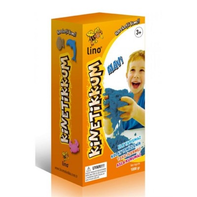 Kinetik Kum 1000 Gr- Mavi