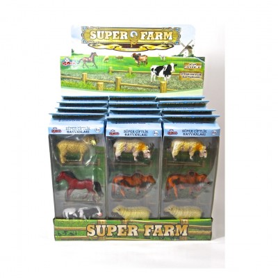 Kutulu 3 Parça Çiftlik Hayvanları