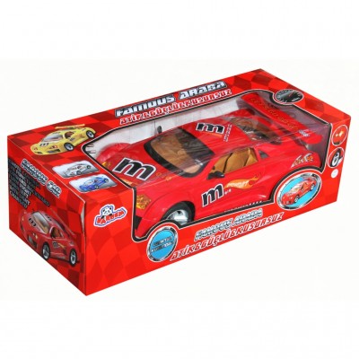 Kutulu Uzaktan Kumandalı Ful Fonksiyon 1:12 Şarjlı Famous Araba-KIRMIZI