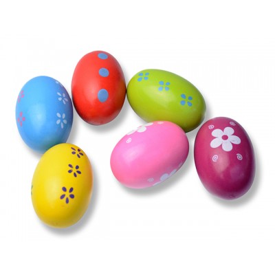 Renkli Ahşap Yumurta Shake