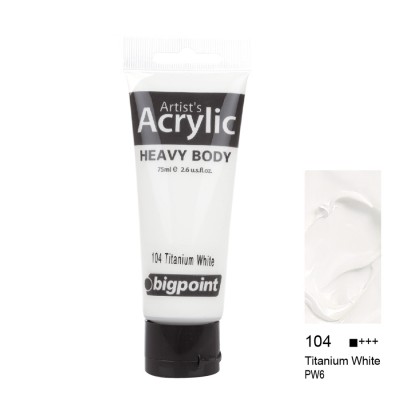 Akrilik Boya 75 ml Zinc White 103