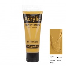 Akrilik Boya 75 ml Yellow Ochre 676 Akrilik Boya 75 ml Yellow Ochre 676