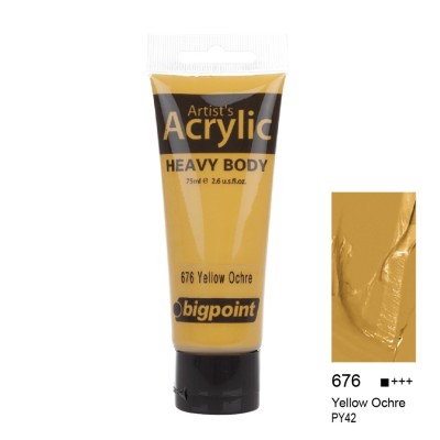 Akrilik Boya 75 ml Yellow Ochre 676