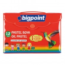 Bigpoint Pastel Boya 12 Renk Çantalı