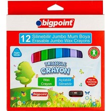 Bigpoint Silinebilir Jumbo Mum Boya 12 Li