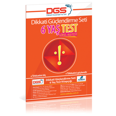 Dikkati Güçlendirme Seti Test 6 Yaş