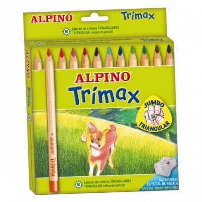Alpino Trimax 12 Li Jumbo Kuru Boya