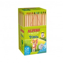 Alpino Trimax 120 Li Jumbo Kuru Boya Sınıf Seti