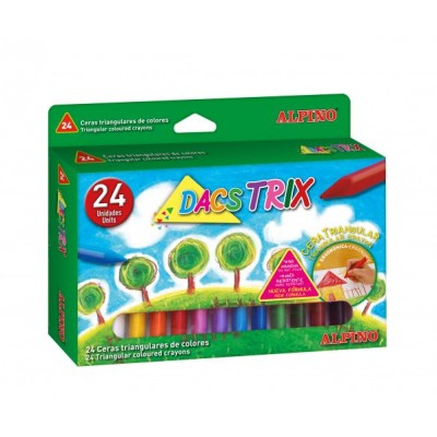 Alpino 24 Lü Dacstrix Üçgen Mum Boya