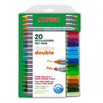 Alpino 20 Li Double Double Keçeli Boya