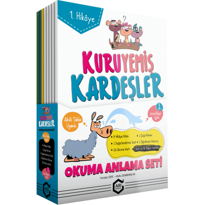Kuruyemiş Kardeşler ile Okuma Anlama Seti 1. Sınıf