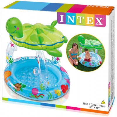 Gölgelikli Kablumbağa Bebek Havuzu