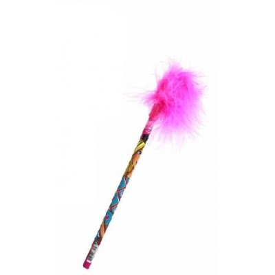 Barbie Tüylü Kurşun Kalem