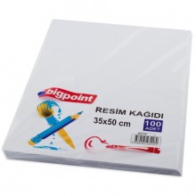 Bigpoint Resim Kağıdı 35x50cm 100'lü Paket