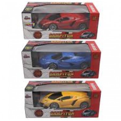 UZAKTAN KUMANDALI IŞIKLI ŞAMPİYON ARABA 1:20 MAVİ