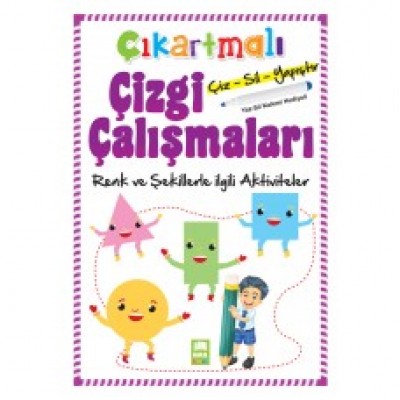 Çıkartmalı Çizgi Çalışmaları - Şekiller