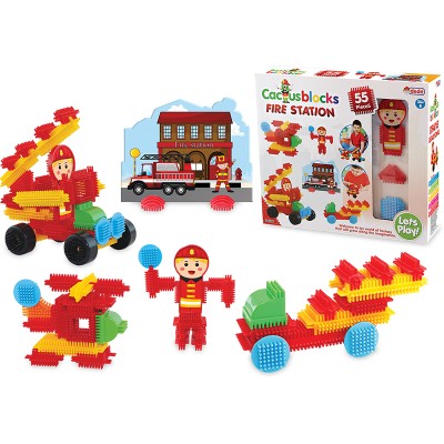 Kaktüs Bloklar İtfaiye 55 Parça