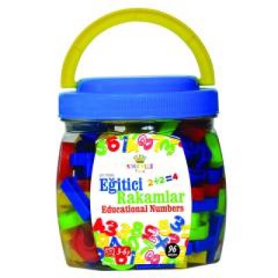 Eğitici Sayılar 4 Renk 96 Parça