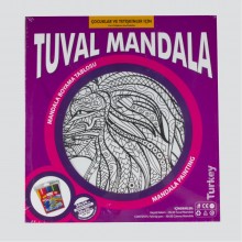 Tuval Mandala-Aslan
