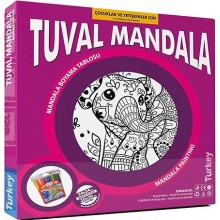 Tuval Mandala-Fil