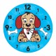 Ahşap Saat Boyama -Köpek