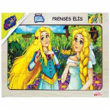 Ahşap Eğitici Puzzle / Prenses Elis