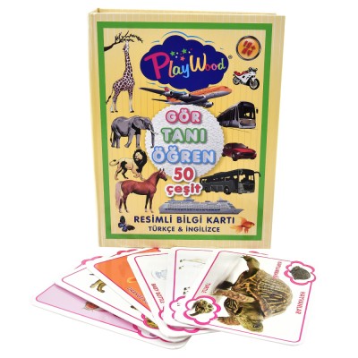 Playwood Eğitici Resimli Bilgi Kartı Gör-Tanı-Öğren