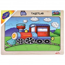 Ahşap Eğitici Puzzle / Taşıtlar