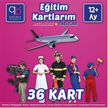 Eğitim Kartlarım Meslekler - Taşıtlar