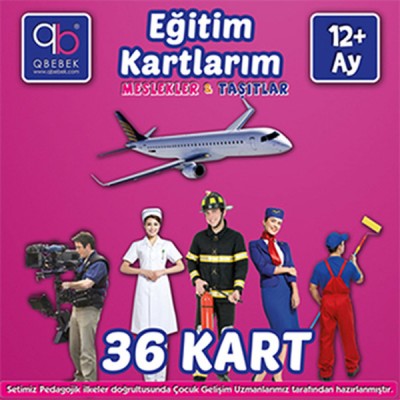 Eğitim Kartlarım Meslekler - Taşıtlar