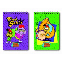 Kral Şakir Defter-Spiralli Cep Defteri 60 Yp. 9,5x14