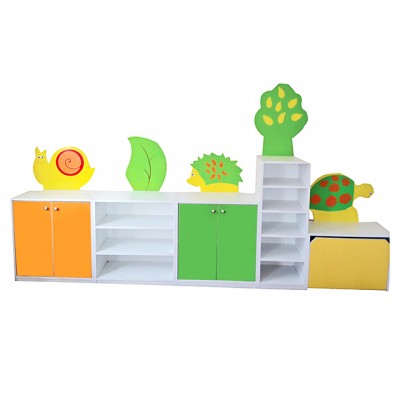 Salyangoz Figürlü Dolap Seti