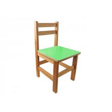 Ahşap Klasik Sandalye Yeşil