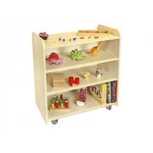 Tekerlekli Dolap 3 Raflı