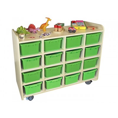 16 Gözlü Tekerlekli Portfolyo Dolabı