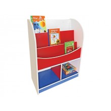 Ahşap Kırmızı Kitaplık