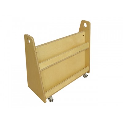 Çift Yönlü Tekerlekli Kitaplık