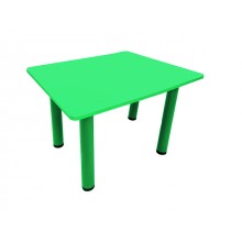 Kare Ahşap Masa Yeşil