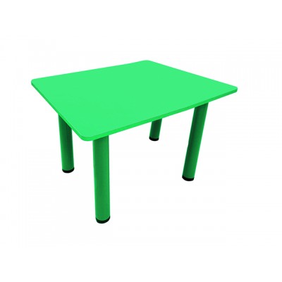 Kare Ahşap Masa Yeşil