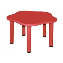 Papatya Masa Plastik Kırmızı