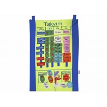 Cırtlı Kumaş Pano Takvim