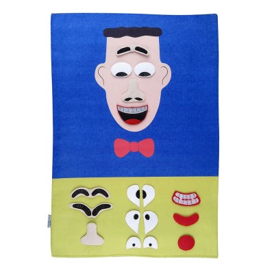 Cırtlı Kumaş Pano Yüz İfadesi Erkek