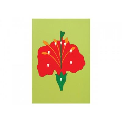 Büyük Çiçek Yapboz 43x29,5 Cm